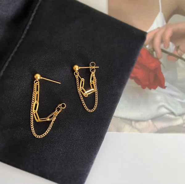 Gold_Tassel_Chain_Earrings_For_Women